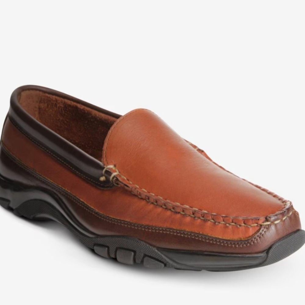 Allen Edmonds Boulder Venetian Driving Moccasin Size 9 Brown Leather